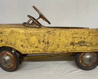 Vintage Kids Metal Pedal Car