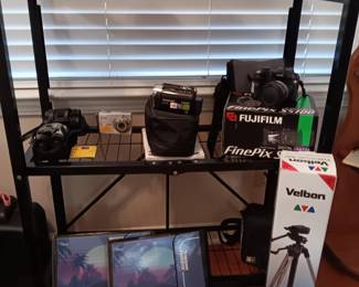 Vintage cameras, Mead trapper keeper binder