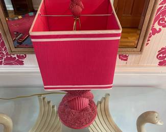 P33 - $30. Pink Starfish Lamp. 