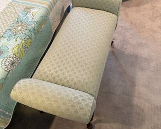 P68 - $50. Upholstered Bench for the end of the bed. Overall very good condition. 