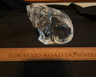 P86 - $20. Waterford Crystal Cat. 