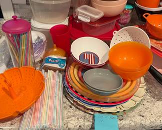 P45 - $15. Huge Plastic Kitchen Lot. 