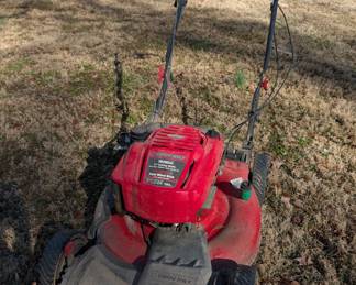 P100 - $100. Troy Bilt Push Mower. TB280es. Self Propelled. Hasn't been used in a while. 