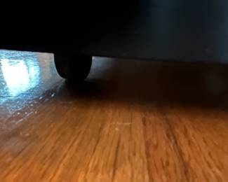 P2 - $450. Very good vintage condition! 1970’s Chinoiserie Pagoda Style Flip Top Buffet / Bar Cabinet.  Designed by Raymond Sobota for the "Chin Hua" Collection. Measures 40” wide x 19” deep x 30.75” tall.