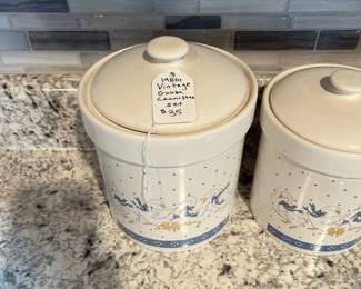 P93 - $35. 1980s Vintage Goose Canister Set. 