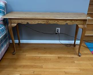 P89 - $95. Solid Wood Sofa/ Entry Table. Measures 54" x 16". 