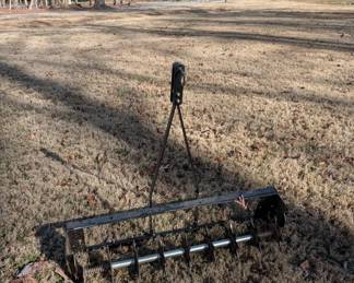 P113 - $50. Pull Behind Lawn Aerator