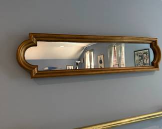 P56 - $30. Butler Mirror # 166. Hangs Either Way. Measures 38” wide x 9.5” tall.