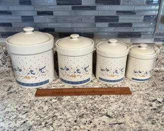 P93 - $35. 1980s Vintage Goose Canister Set. 