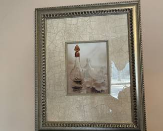 P17 - $15. Pair of Silver Framed Prints. Measures 20” wide x 24” tall. 