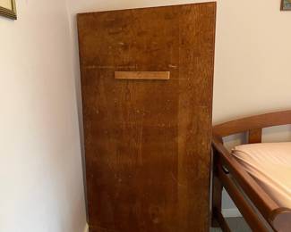 P116 - $40. Large Wood Framed Mirror. Measures 33" wide x 58" tall. 