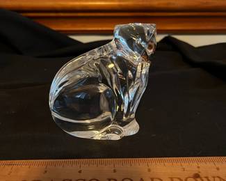P86 - $20. Waterford Crystal Cat. 