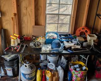 Lots of Garage / Shed items to shop when you come!