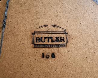 P56 - $30. Butler Mirror # 166. Hangs Either Way. Measures 38” wide x 9.5” tall.