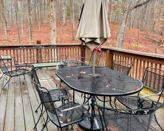 Iron patio sets 