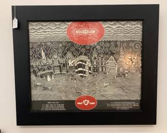 Atom For Peace poster. Supergroup (Radiohead)