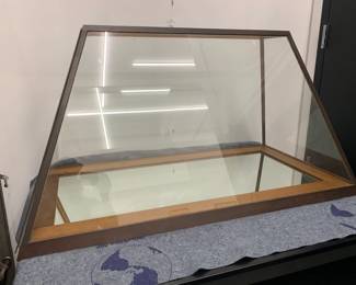 1900's bronze display case. Made in Birmingham, England