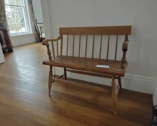 010 – Pine 2 Seater Bench – 32 1/2 x 37 x 17