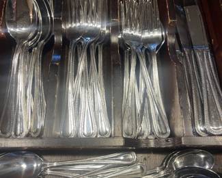 Two sets of Stainless Steel Cuisinart Flatware 