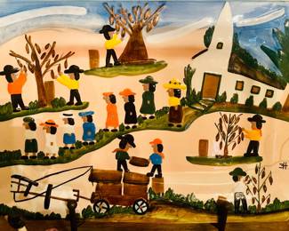 Clementine Hunter’s “ Picking Figs” 