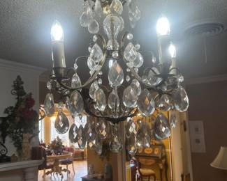 Beautiful crystal chandelier