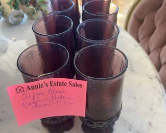 Purple Medeira glass 1970’s