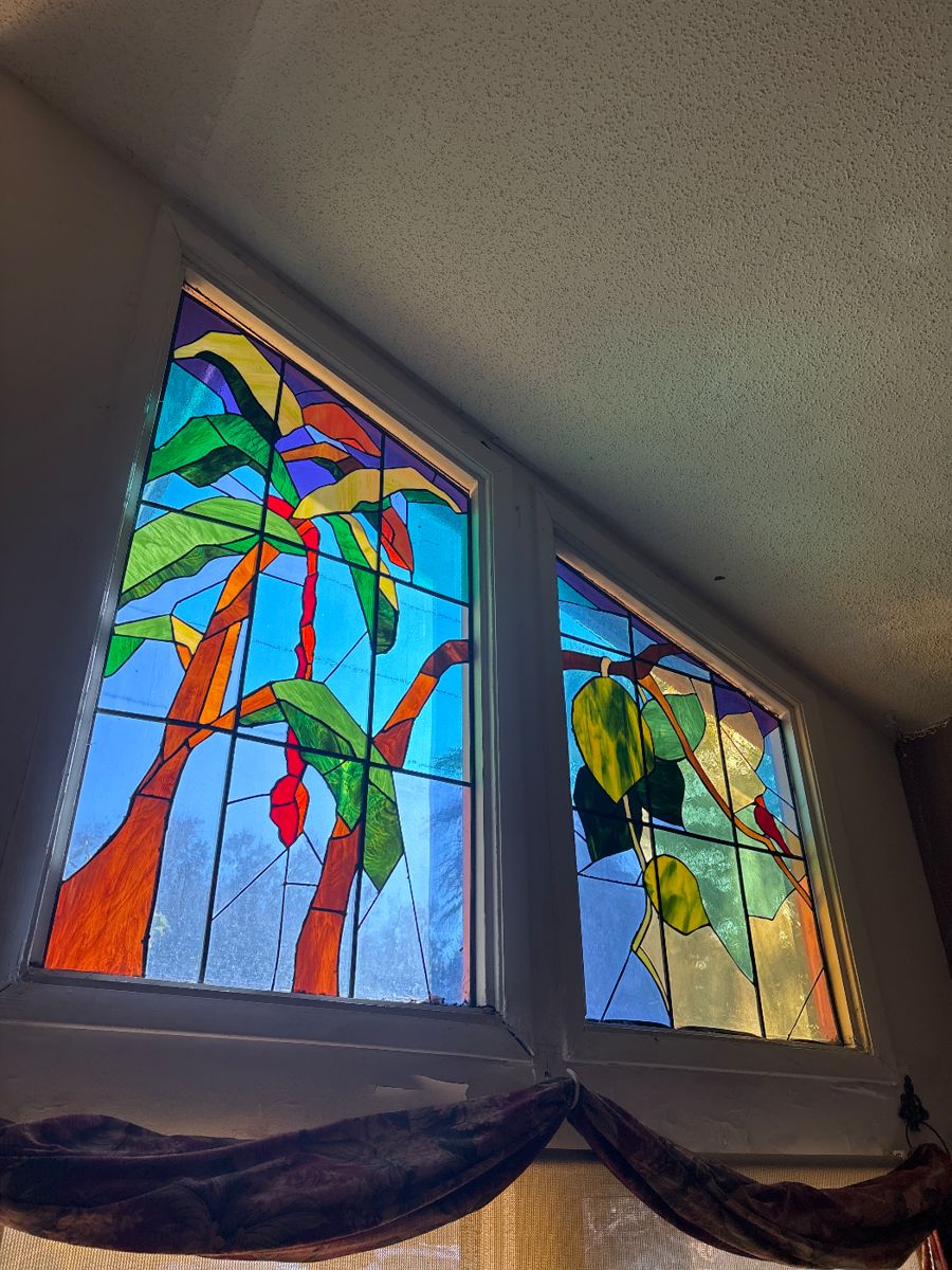 Stained Glass Panels Large