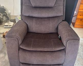 Arula Elephant Gray Power Lift Recliner.  Great condition. 