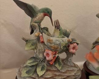 Ruby-Throated Hummingbird" by Andrea by Sadek. This is one of many figurines by Andrea. 