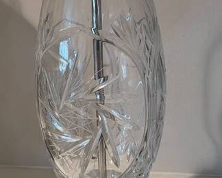 Crystal vintage starburst lamp
