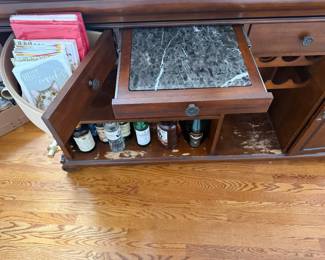 Behind the Bar, Drawers, Bottle Rack