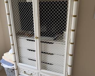 Thomasville  Allegro Faux Bamboo  Chifferobe Dresser