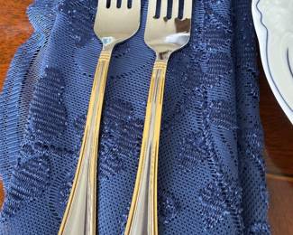 Towle Stainless Gold Plated Flatware