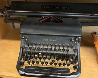 antique typewriter
