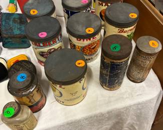 collectible tins