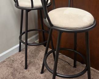 There's 4 matching bar stools