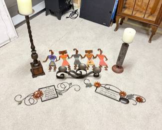 Metal Candle Holders, Wall Decor