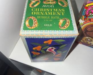 Avon Vintage Christmas Bubble Bath Ornament