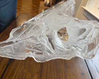 Stunning Polar Bear Acrylic Sculpture