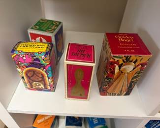 Vintage Avon Products With Boxes