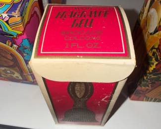 vintage Avon "Fragrance Bell" cologne bottle from the 1970s