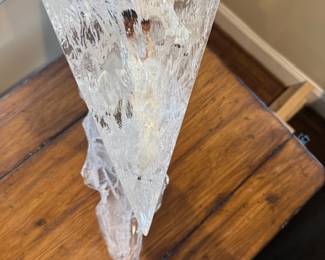 Stunning Polar Bear Acrylic Sculpture