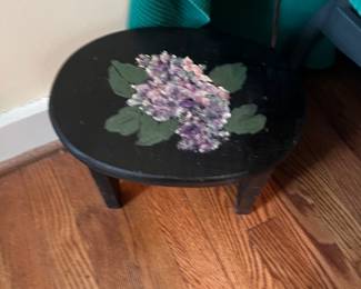 Small painted stool 