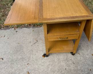 Mid Century Drop Leaf Island