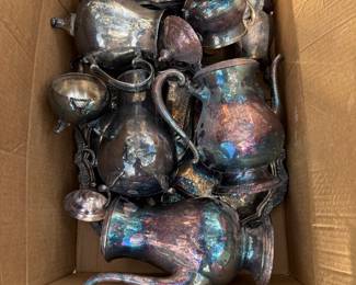 Two Silver Tea Settings 1960’s