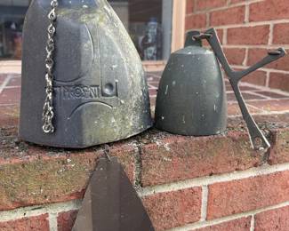 Vintage Bronze Paolo Soleri ArcoSanti - 1970 & Vintage Bronze Richard Fisher Windbell (Incomplete)