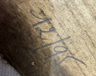 Framed Original Abstract Aquatint Etching on Paper "Ochre Series" Signed Johnny Friedlaender - Edition 12/95 (32-1/2"H x 39-1/2"W)