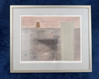 Framed Original Etching "Untitled" Signed Mauro Casarin '97 / Edition 50/60 ()