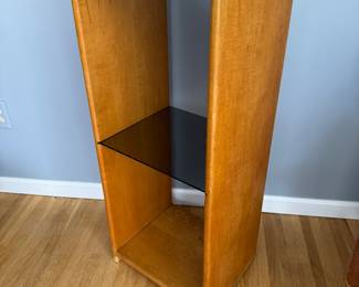 MCM Dovetailed 1 Mirrored Glass Tiered Shelving Unit (16"W x 13"D x 38"H)