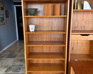 Vintage Teak Modular 6 Tier Bookcase (27-1/2"W x 12"D x 77"H)